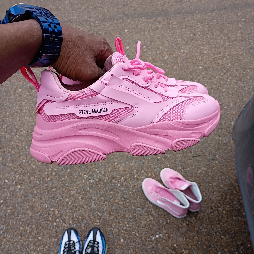 Steve Madden Kids Bubblegum Pink Sneakers